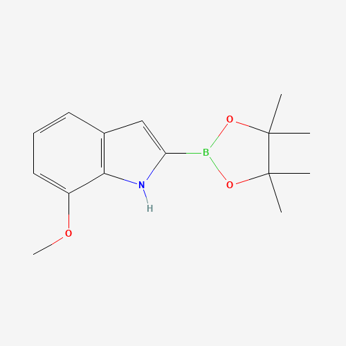 7-methoxy-2-(4,4,5,5-tetramethyl-1,3,2-dioxaborolan-2-yl)-1H-indole (CAS: 1072812-69-1) - Related Chemical Product