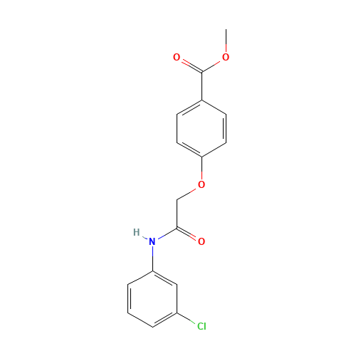 methyl 4-[2-(3-chloroanilino)-2-oxoethoxy]benzoate (CAS: 852980-83-7) - Related Chemical Product