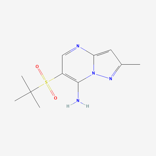 6-tert-butylsulfonyl-2-methylpyrazolo[1,5-a]pyrimidin-7-amine (CAS: 519056-49-6) - Related Chemical Product