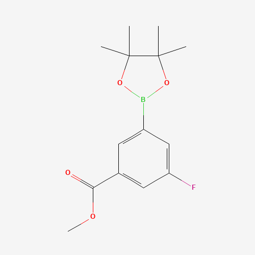 methyl 3-fluoro-5-(4,4,5,5-tetramethyl-1,3,2-dioxaborolan-2-yl)benzoate (CAS: 1016979-31-9) - Related Chemical Product