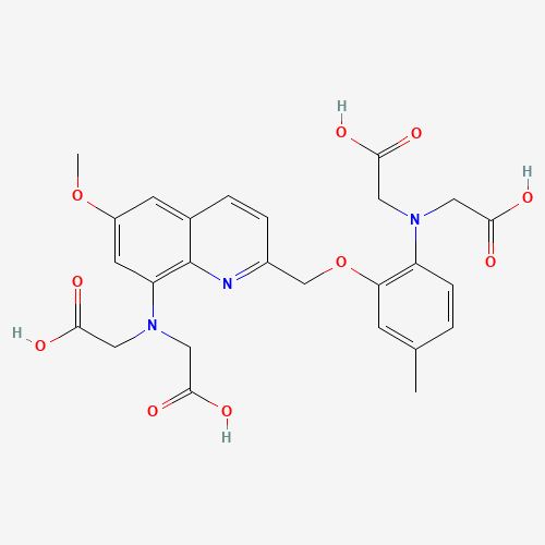 2-[2-[[8-[bis(carboxymethyl)amino]-6-methoxyquinolin-2-yl]methoxy]-N-(carboxymethyl)-4-methylanilino]acetic acid (CAS: 83014-44-2) - Related Chemical Product