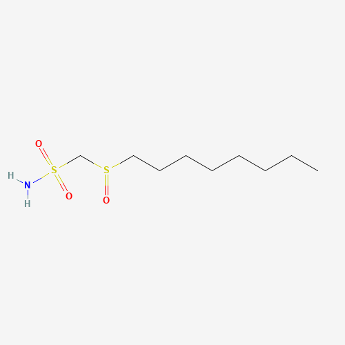octylsulfinylmethanesulfonamide (CAS: 114851-07-9) - Chemical Structure and Molecular Formula 