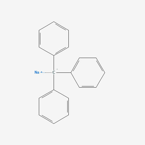 sodium;diphenylmethylbenzene (CAS: 4303-71-3) - Chemical Structure and Molecular Formula 