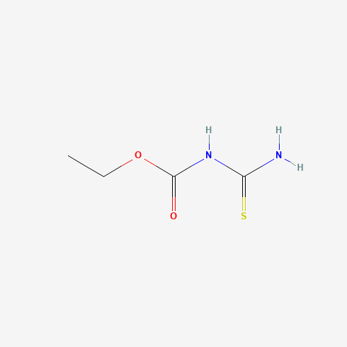ethyl N-carbamothioylcarbamate (CAS: 3673-38-9) - Chemical Structure and Molecular Formula 