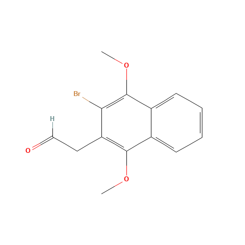 2-(3-bromo-1,4-dimethoxynaphthalen-2-yl)acetaldehyde (CAS: 960607-56-1) - Related Chemical Product