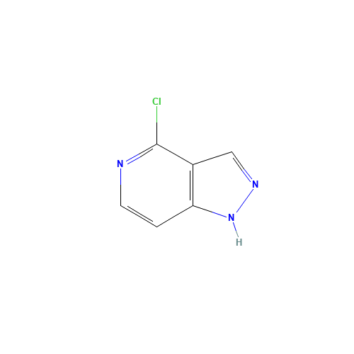 4-chloro-1H-pyrazolo[4,3-c]pyridine (CAS: 871836-51-0) - Chemical Structure and Molecular Formula 