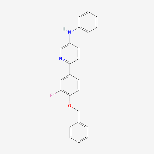 6-(3-fluoro-4-phenylmethoxyphenyl)-N-phenylpyridin-3-amine (CAS: 960300-06-5) - Related Chemical Product