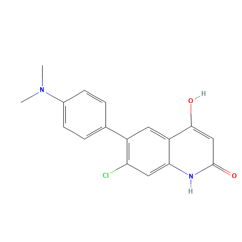 7-chloro-6-[4-(dimethylamino)phenyl]-4-hydroxy-1H-quinolin-2-one (CAS: 1398306-28-9) - Related Chemical Product