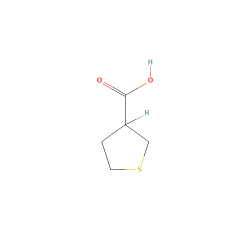 thiolane-3-carboxylic acid (CAS: 18133-20-5) - Chemical Structure and Molecular Formula 
