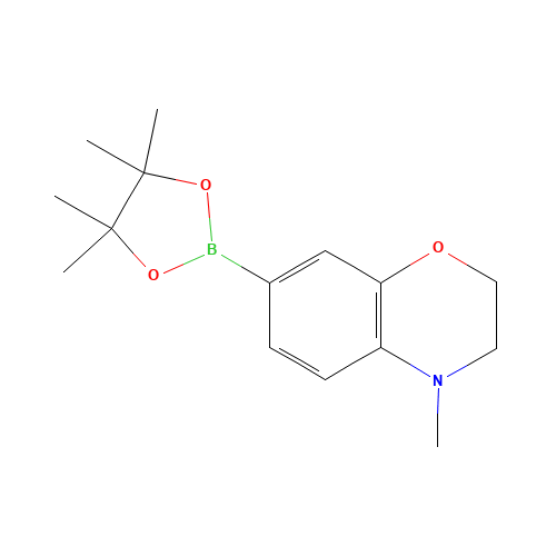 4-methyl-7-(4,4,5,5-tetramethyl-1,3,2-dioxaborolan-2-yl)-2,3-dihydro-1,4-benzoxazine (CAS: 519054-54-7) - Related Chemical Product