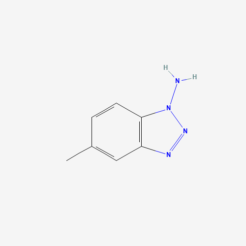 5-methylbenzotriazol-1-amine (CAS: 21991-63-9) - Chemical Structure and Molecular Formula 
