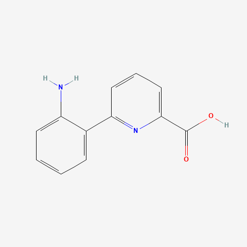 6-(2-aminophenyl)pyridine-2-carboxylic acid (CAS: 885276-97-1) - Chemical Structure and Molecular Formula 