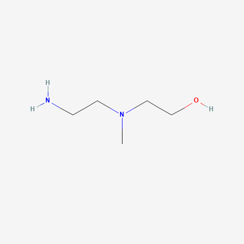 2-[2-aminoethyl(methyl)amino]ethanol (CAS: 5753-50-4) - Chemical Structure and Molecular Formula 