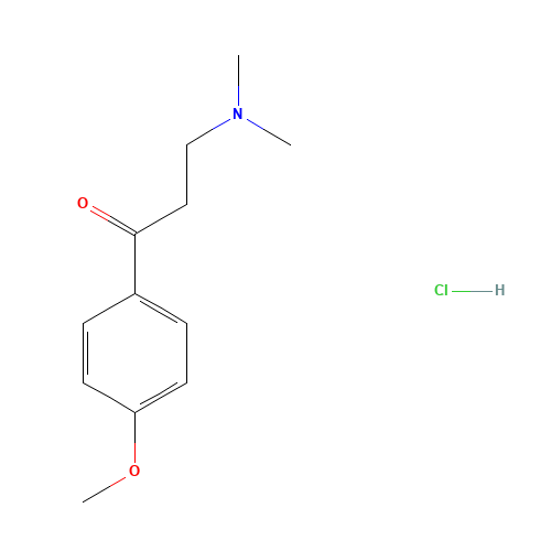 3-(dimethylamino)-1-(4-methoxyphenyl)propan-1-one;hydrochloride (CAS: 2125-49-7) - Related Chemical Product