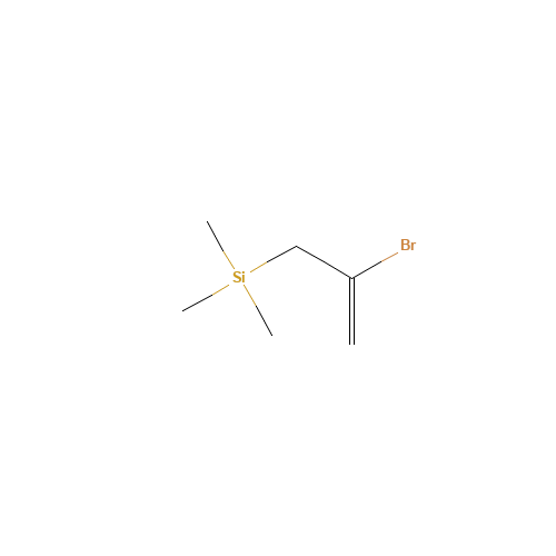 2-bromoprop-2-enyl(trimethyl)silane (CAS: 81790-10-5) - Chemical Structure and Molecular Formula 