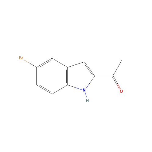 1-(5-bromo-1H-indol-2-yl)ethanone (CAS: 89671-83-0) - Chemical Structure and Molecular Formula 