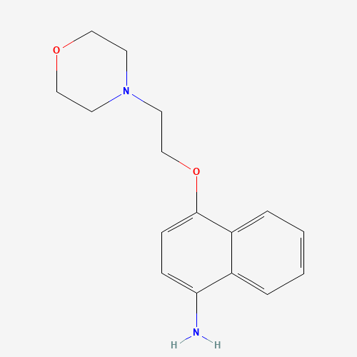 4-(2-morpholin-4-ylethoxy)naphthalen-1-amine (CAS: 317806-90-9) - Related Chemical Product