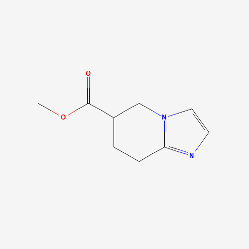 methyl 5,6,7,8-tetrahydroimidazo[1,2-a]pyridine-6-carboxylate (CAS: 139183-98-5) - Chemical Structure and Molecular Formula 