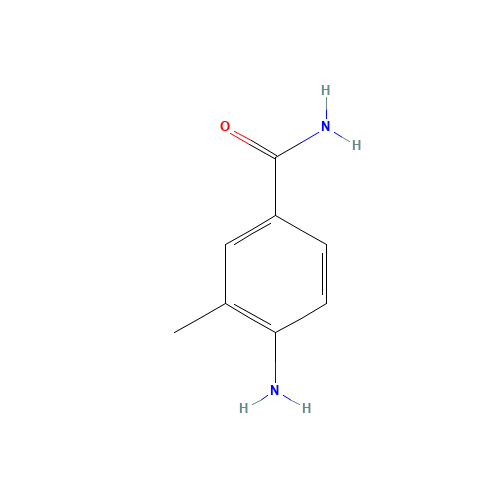 4-amino-3-methylbenzamide (CAS: 106037-36-9) - Chemical Structure and Molecular Formula 
