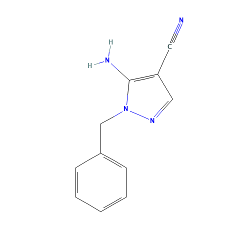 5-amino-1-benzylpyrazole-4-carbonitrile (CAS: 91091-13-3) - Related Chemical Product