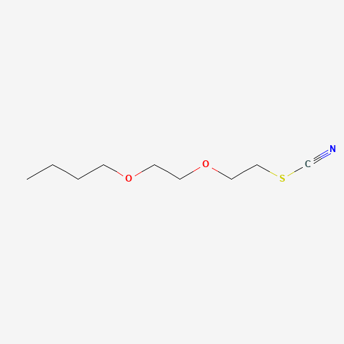2-(2-butoxyethoxy)ethyl thiocyanate (CAS: 112-56-1) - Chemical Structure and Molecular Formula 