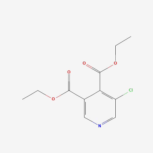diethyl 5-chloropyridine-3,4-dicarboxylate (CAS: 1433204-35-3) - Chemical Structure and Molecular Formula 