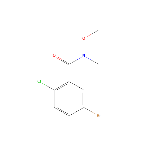 5-bromo-2-chloro-N-methoxy-N-methylbenzamide (CAS: 842136-59-8) - Related Chemical Product