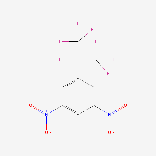 1-(1,1,1,2,3,3,3-heptafluoropropan-2-yl)-2,4-dinitrobenzene (CAS: 24813-57-8) - Related Chemical Product