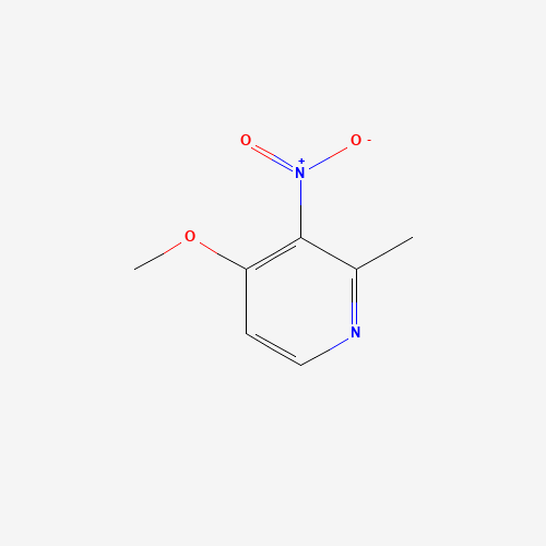 4-methoxy-2-methyl-3-nitropyridine (CAS: 78757-25-2) - Chemical Structure and Molecular Formula 
