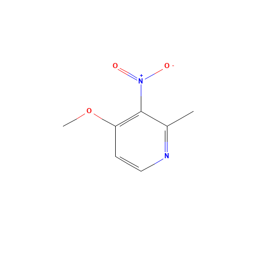 4-methoxy-2-methyl-3-nitropyridine (CAS: 78757-25-2) - Chemical Structure and Molecular Formula 