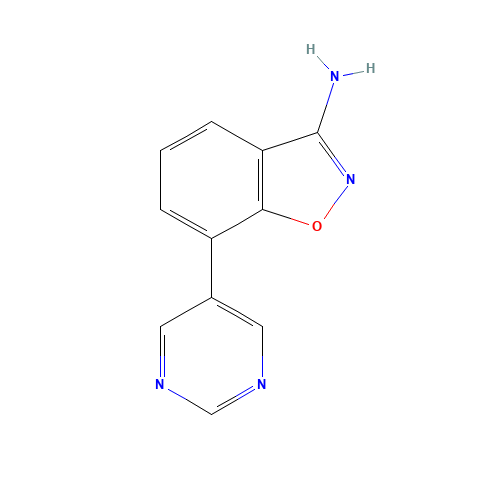 7-pyrimidin-5-yl-1,2-benzoxazol-3-amine (CAS: 1428881-82-6) - Related Chemical Product