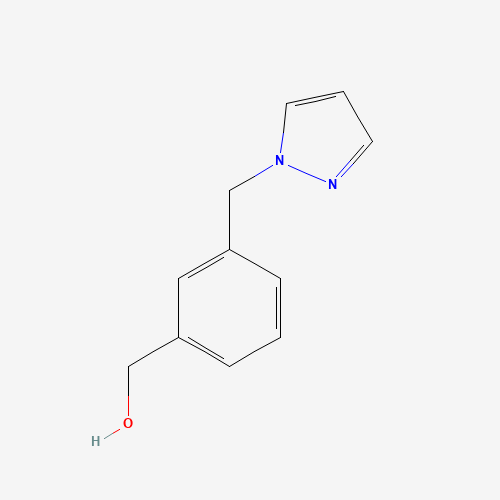 [3-(pyrazol-1-ylmethyl)phenyl]methanol (CAS: 78425-12-4) - Chemical Structure and Molecular Formula 