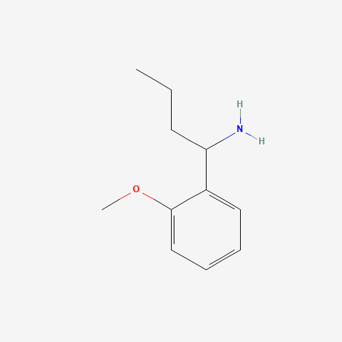 1-(2-methoxyphenyl)butan-1-amine (CAS: 1184085-87-7) - Chemical Structure and Molecular Formula 