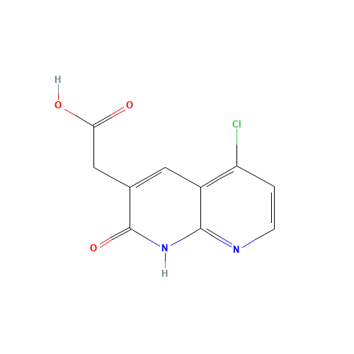2-(5-chloro-2-oxo-1H-1,8-naphthyridin-3-yl)acetic acid (CAS: 1203510-15-9) - Related Chemical Product