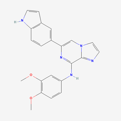 N-(3,4-dimethoxyphenyl)-6-(1H-indol-5-yl)imidazo[1,2-a]pyrazin-8-amine (CAS: 1229207-17-3) - Related Chemical Product
