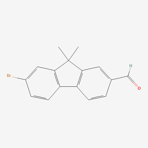 7-bromo-9,9-dimethylfluorene-2-carbaldehyde (CAS: 944940-90-3) - Related Chemical Product