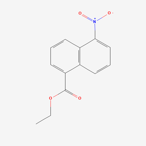 ethyl 5-nitronaphthalene-1-carboxylate (CAS: 91901-43-8) - Chemical Structure and Molecular Formula 