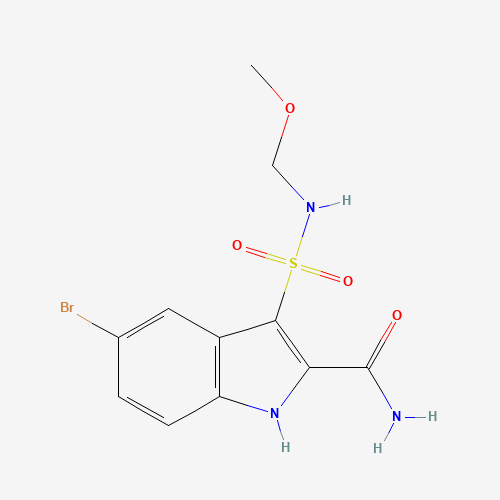 5-bromo-3-(methoxymethylsulfamoyl)-1H-indole-2-carboxamide (CAS: 660413-37-6) - Related Chemical Product