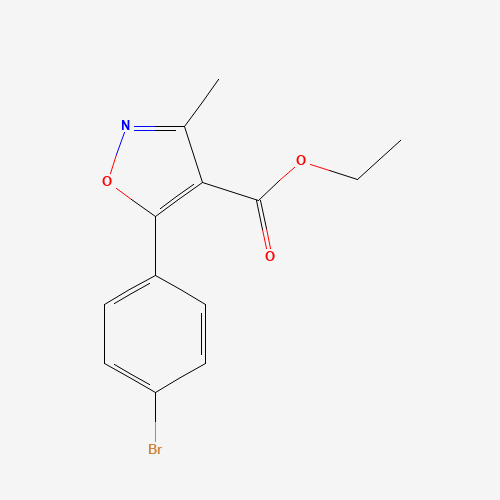ethyl 5-(4-bromophenyl)-3-methyl-1,2-oxazole-4-carboxylate (CAS: 917388-58-0) - Related Chemical Product