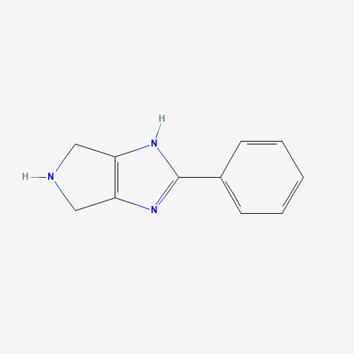 2-phenyl-1,4,5,6-tetrahydropyrrolo[3,4-d]imidazole (CAS: 1329996-88-4) - Chemical Structure and Molecular Formula 