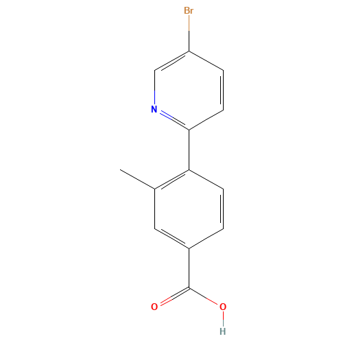 4-(5-bromopyridin-2-yl)-3-methylbenzoic acid (CAS: 1258878-93-1) - Related Chemical Product