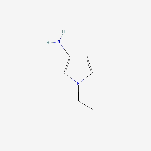 1-ethylpyrrol-3-amine (CAS: 216591-46-7) - Chemical Structure and Molecular Formula 