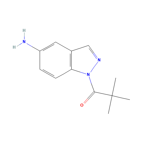 1-(5-aminoindazol-1-yl)-2,2-dimethylpropan-1-one (CAS: 1035096-73-1) - Related Chemical Product
