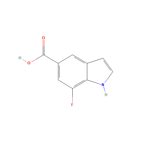 7-fluoro-1H-indole-5-carboxylic acid (CAS: 256935-99-6) - Related Chemical Product