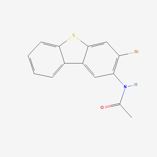 N-(3-bromodibenzothiophen-2-yl)acetamide (CAS: 65642-89-9) - Chemical Structure and Molecular Formula 