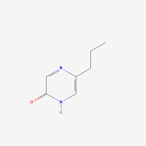 5-propyl-1H-pyrazin-2-one (CAS: 156573-07-8) - Chemical Structure and Molecular Formula 