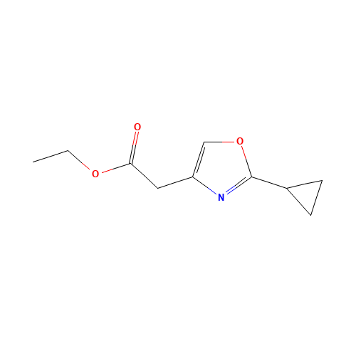 ethyl 2-(2-cyclopropyl-1,3-oxazol-4-yl)acetate (CAS: 1402446-06-3) - Related Chemical Product