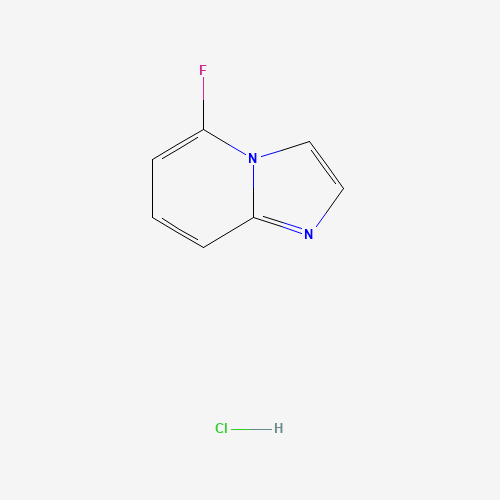 5-fluoroimidazo[1,2-a]pyridine;hydrochloride (CAS: 198896-14-9) - Chemical Structure and Molecular Formula 