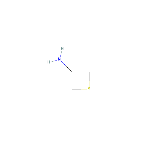 thietan-3-amine (CAS: 128861-76-7) - Chemical Structure and Molecular Formula 