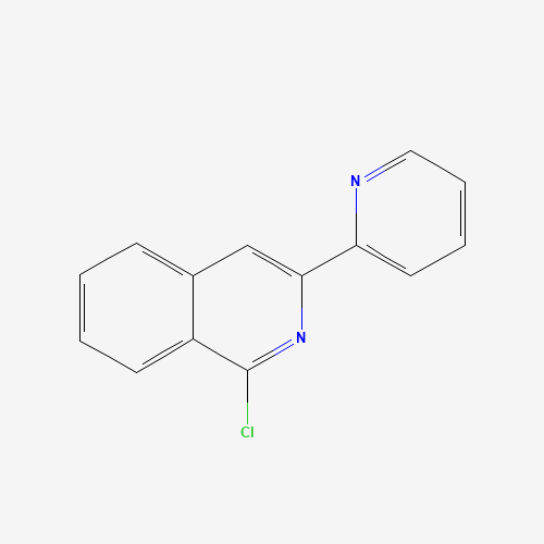 1-chloro-3-pyridin-2-ylisoquinoline (CAS: 58839-98-8) - Chemical Structure and Molecular Formula 